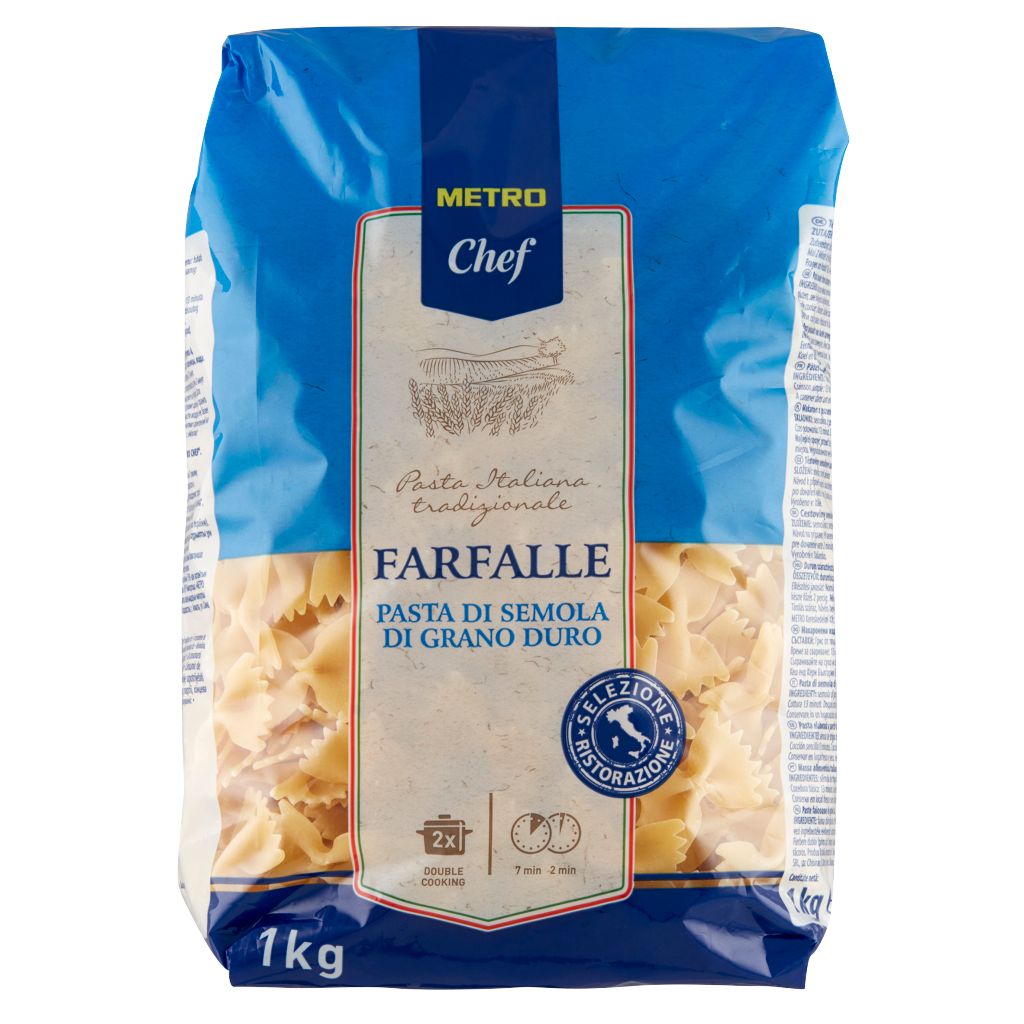 METRO Chef Farfalle Durum Száraztészta 1 kg