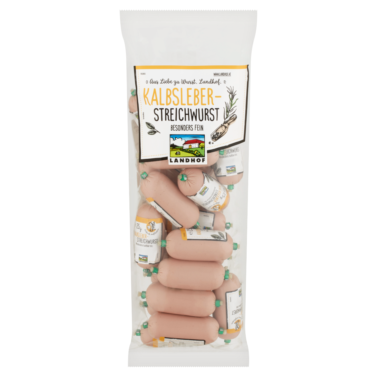 Landhof Mini Májas Sertés- És Borjúmájjal ( 20 x 25 g ) 500 g