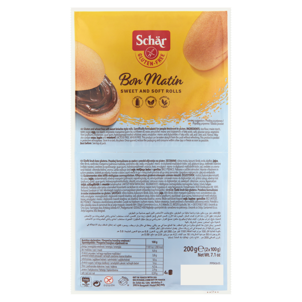 Schär Gluténmentes Édes Kiflik 4 x 50 g