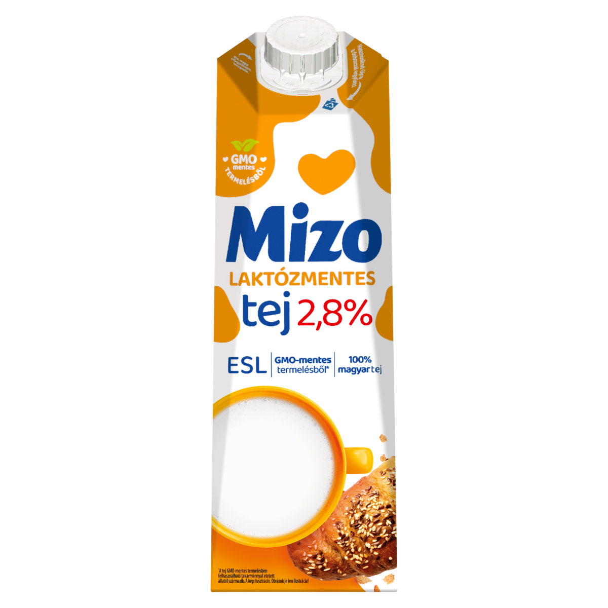 Mizo ESL félzsíros laktózmentes tej 2,8% 1 l
