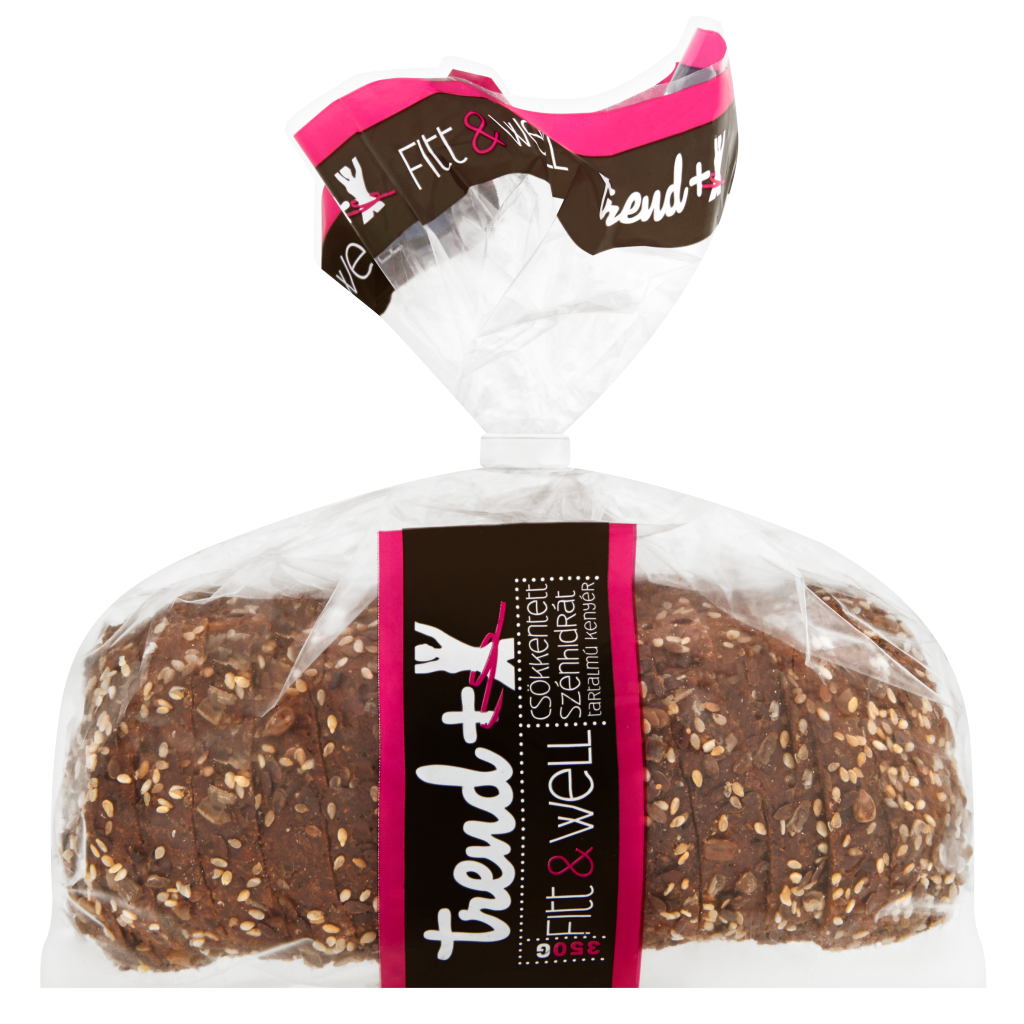 Jókenyér Trend+ Fitt&Well csökkentett szénhidráttartalmú kenyér 350 g