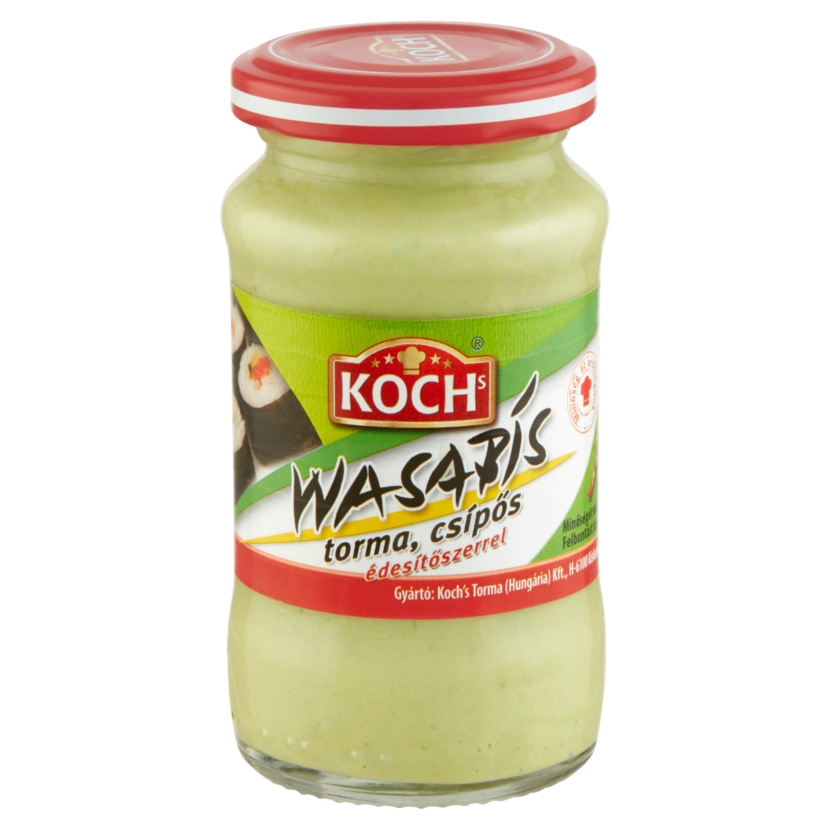 Koch's KOCHs csípős wasabi torma édesítőszerrel 140 g