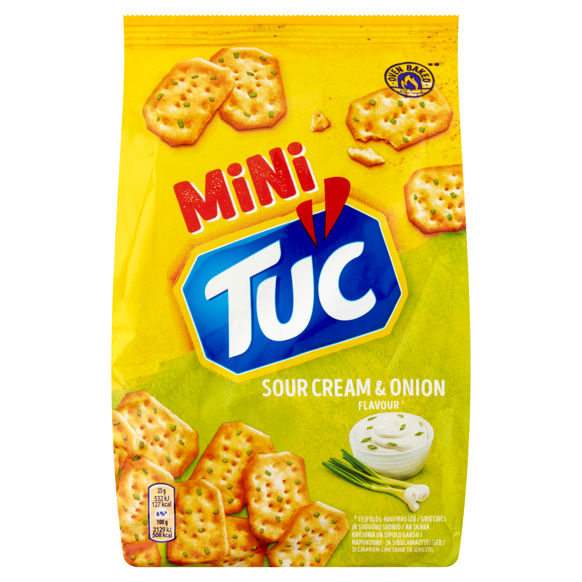 TUC Mini tejfölös-hagymás ízű kréker 100 g