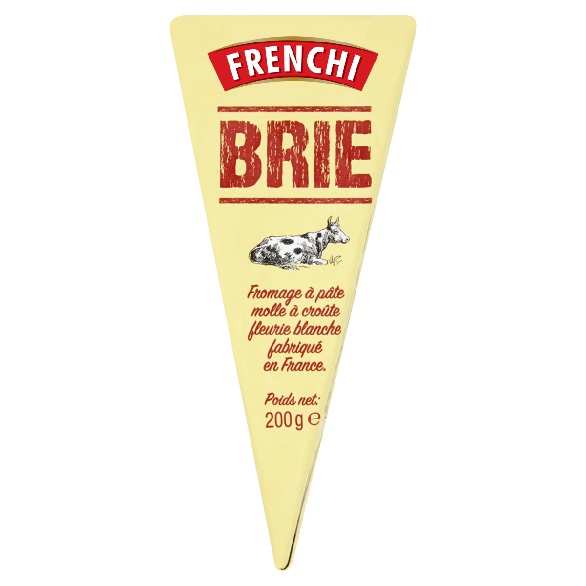 FRENCHI Fehér Nemespenésszel Érlelt Zsírdús Lágy Brie Sajt 200 g