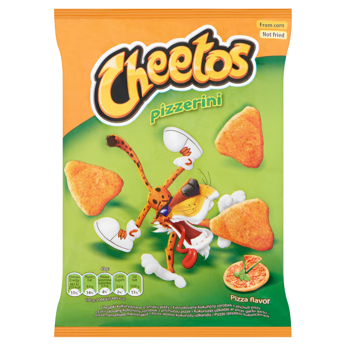 Cheetos pizzás ízesítésű kukoricasnack 43 g