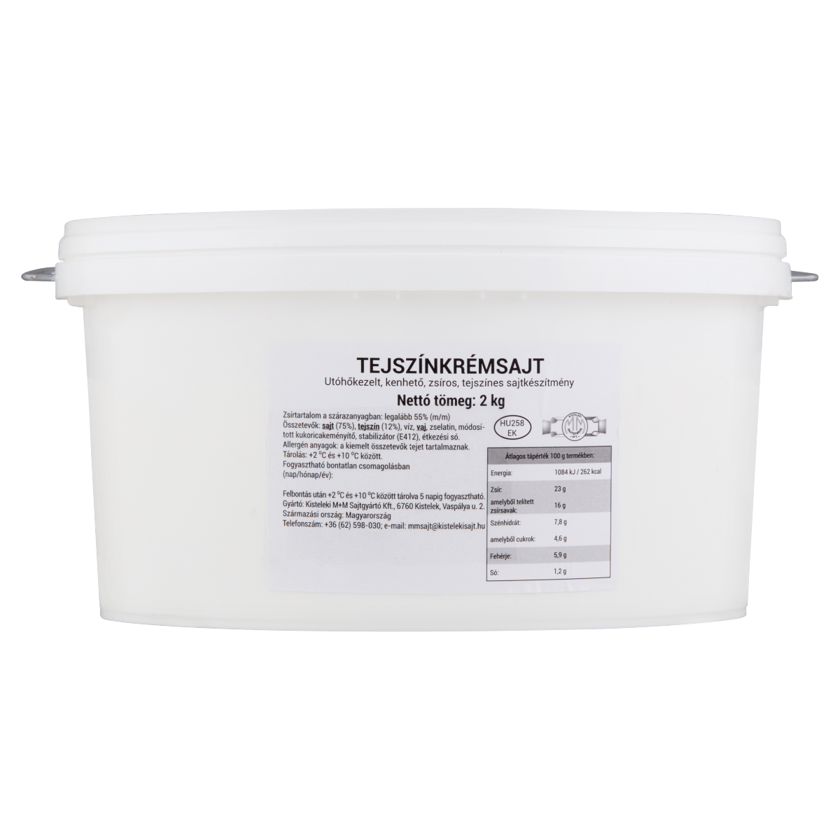 Kisteleki tejszínkrémsajt 2 kg
