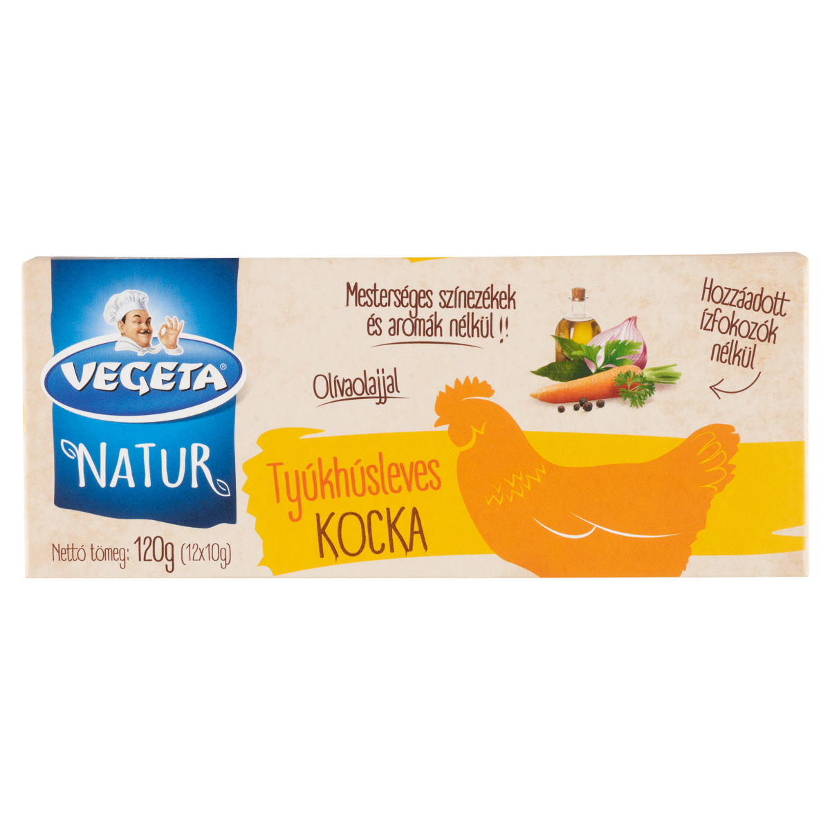 VEGETA Natur tyúkhúsleves-kocka 12 x 10 g