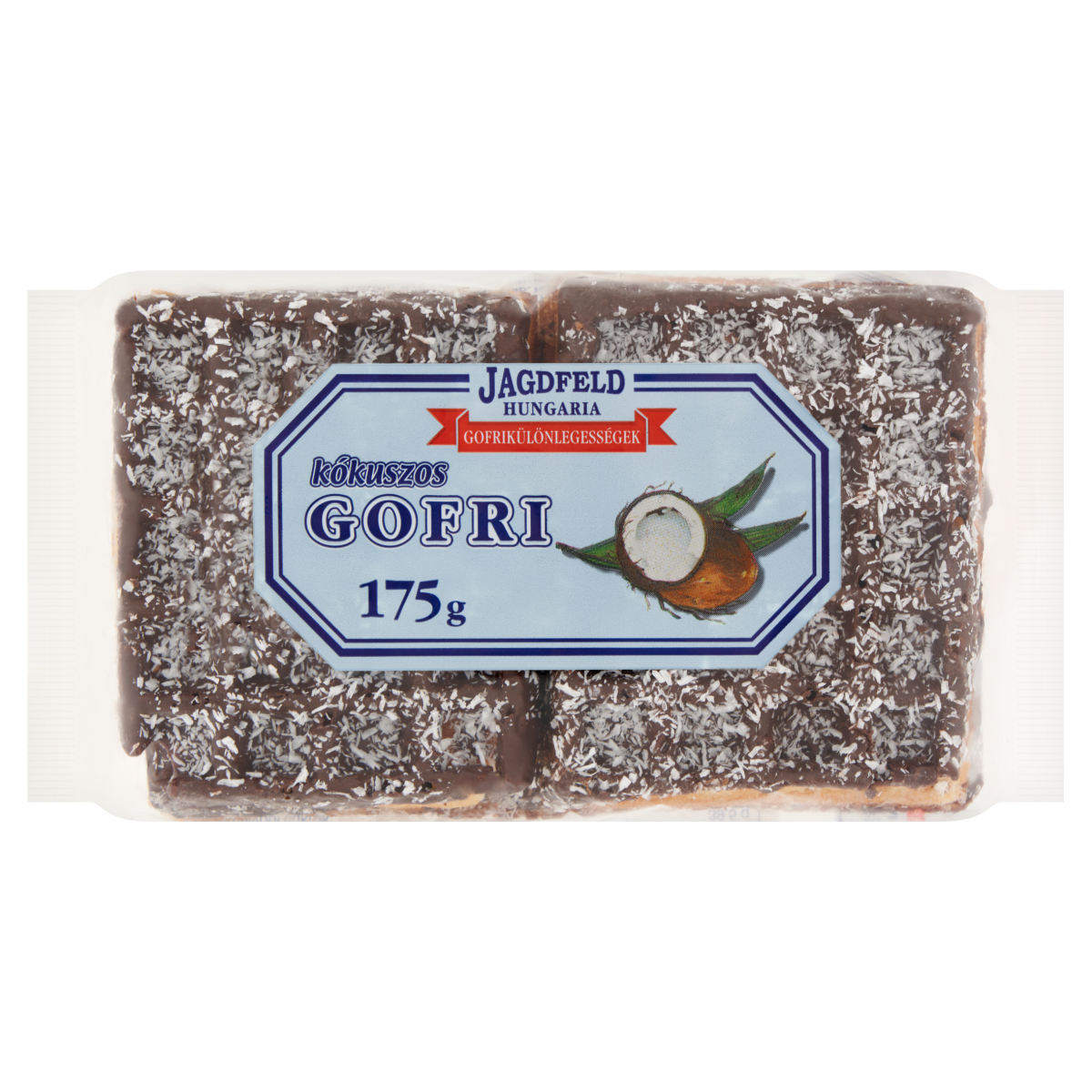 Jagdfeld Gofrikülönlegességek kókuszos gofri 175 g