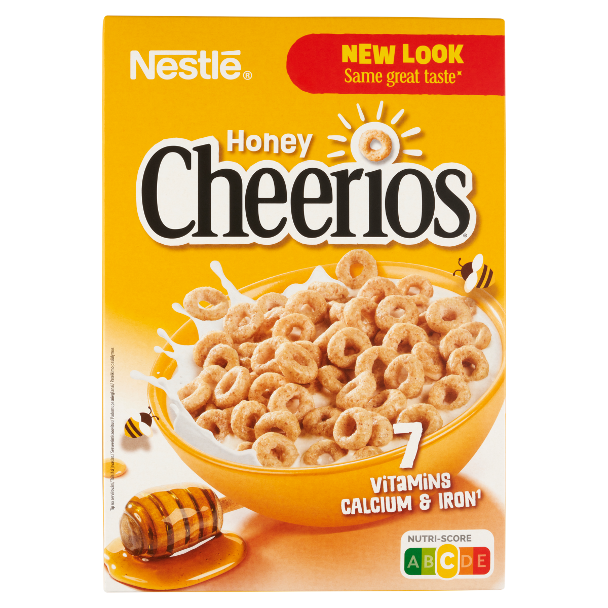 Cheerios Nestlé Cheerios mézes, ropogós gabonakarika vitaminokkal és ásványi anyagokkal 375 g