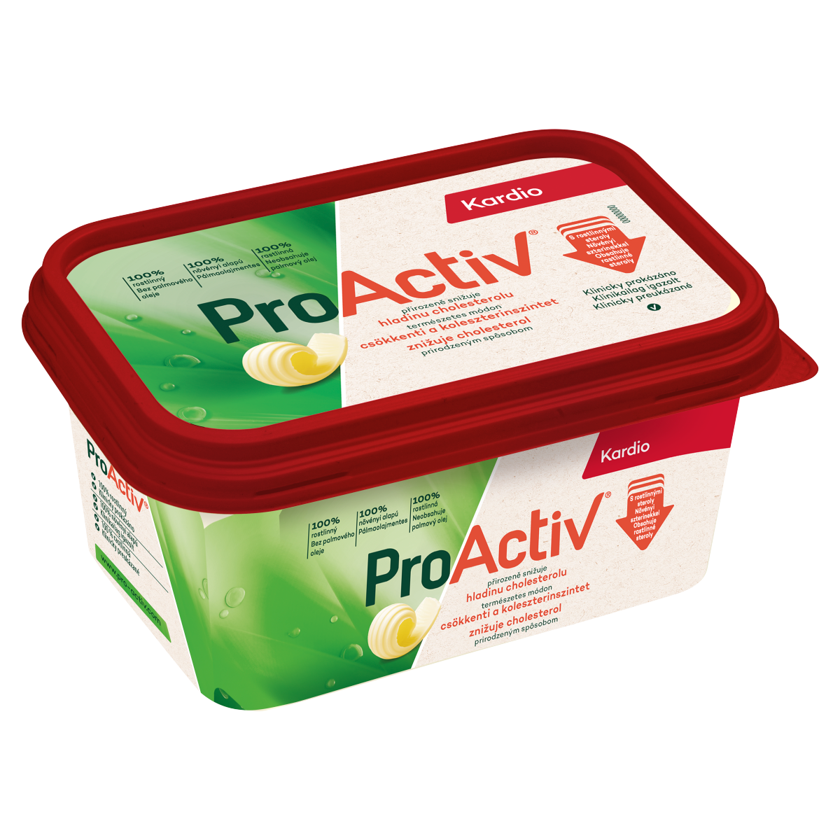 PROACTIVE ProActiv Kardio 35% zsírtartalmú margarin hozzáadott növényi szterinekkel és olívaolajjal 400 g