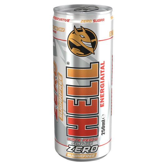 HELL Zero White peach Szénsavas Energiaital 250 ml