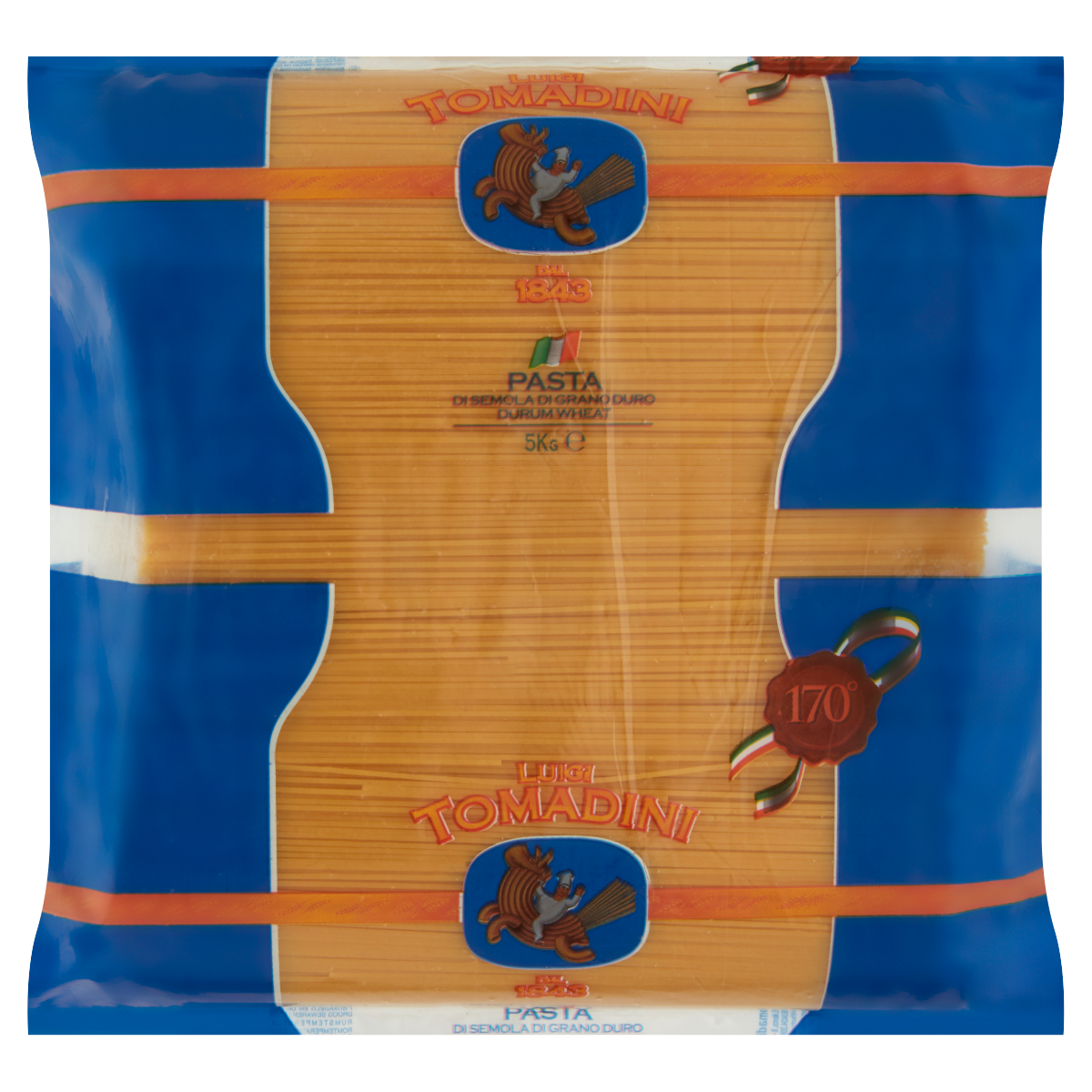 Luigi Tomadini Spagetti Durum Száraztészta 5 kg