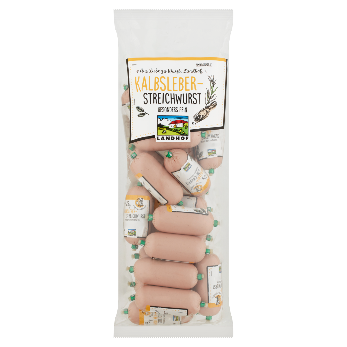 Landhof Mini Májas Sertés- És Borjúmájjal ( 20 x 25 g ) 500 g