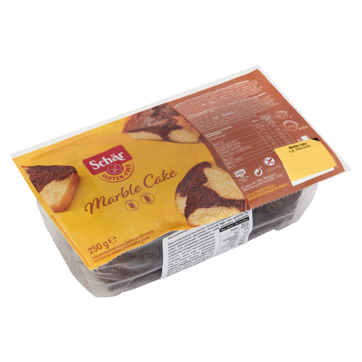 Schär glutén és laktózmentes márványkalács 250 g