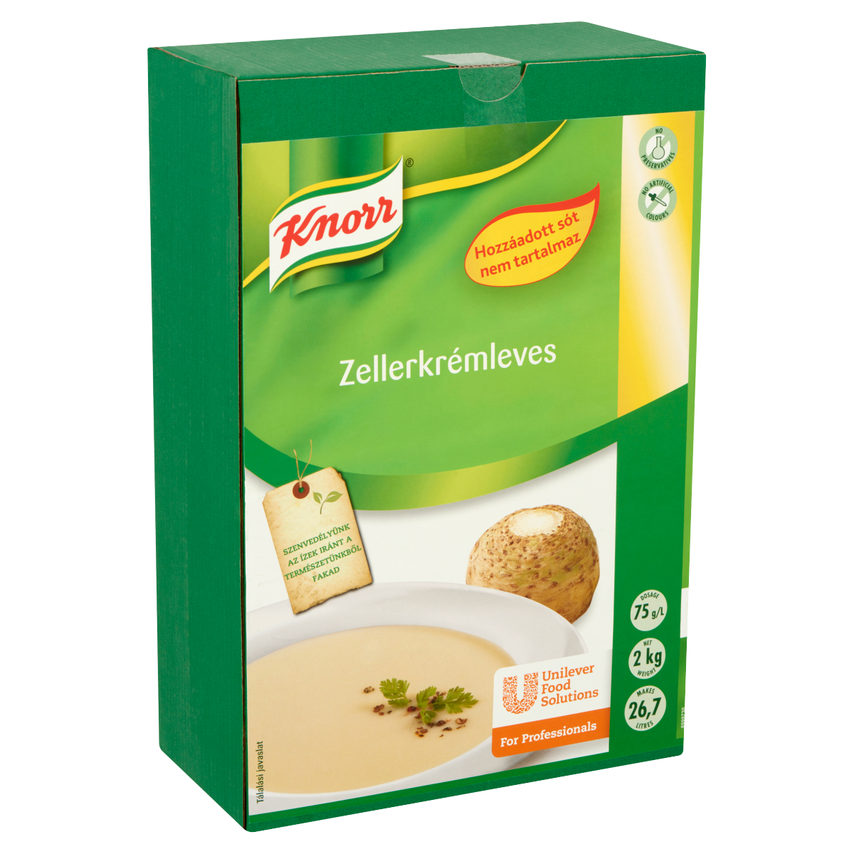 Knorr Zellerkrémleves Só Nélkül 2 kg