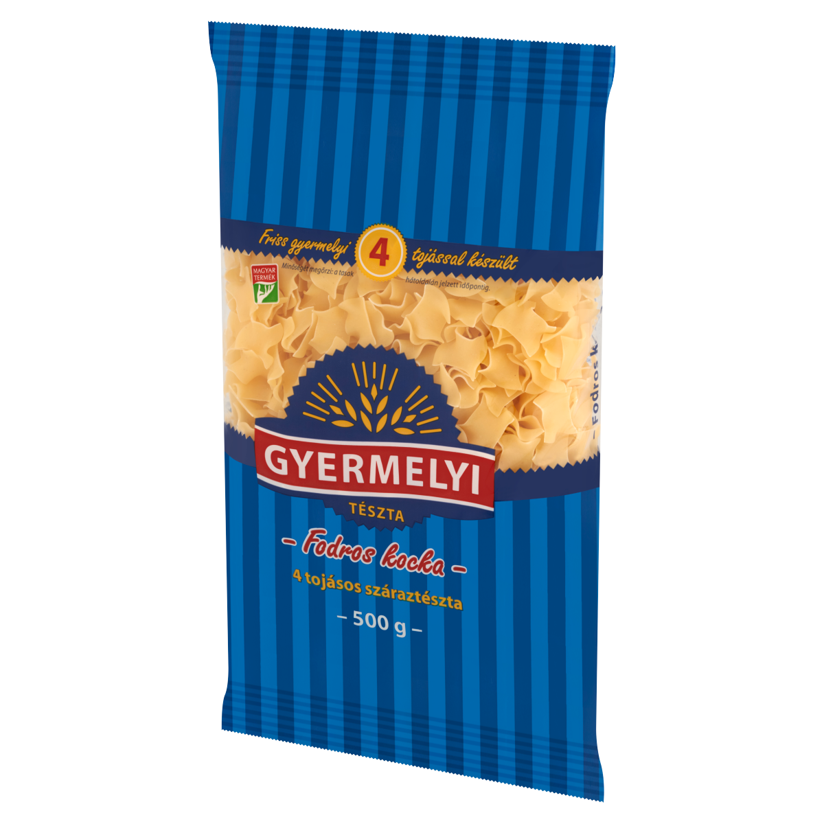 Gyermelyi fodros kocka 4 tojásos száraztészta 500 g