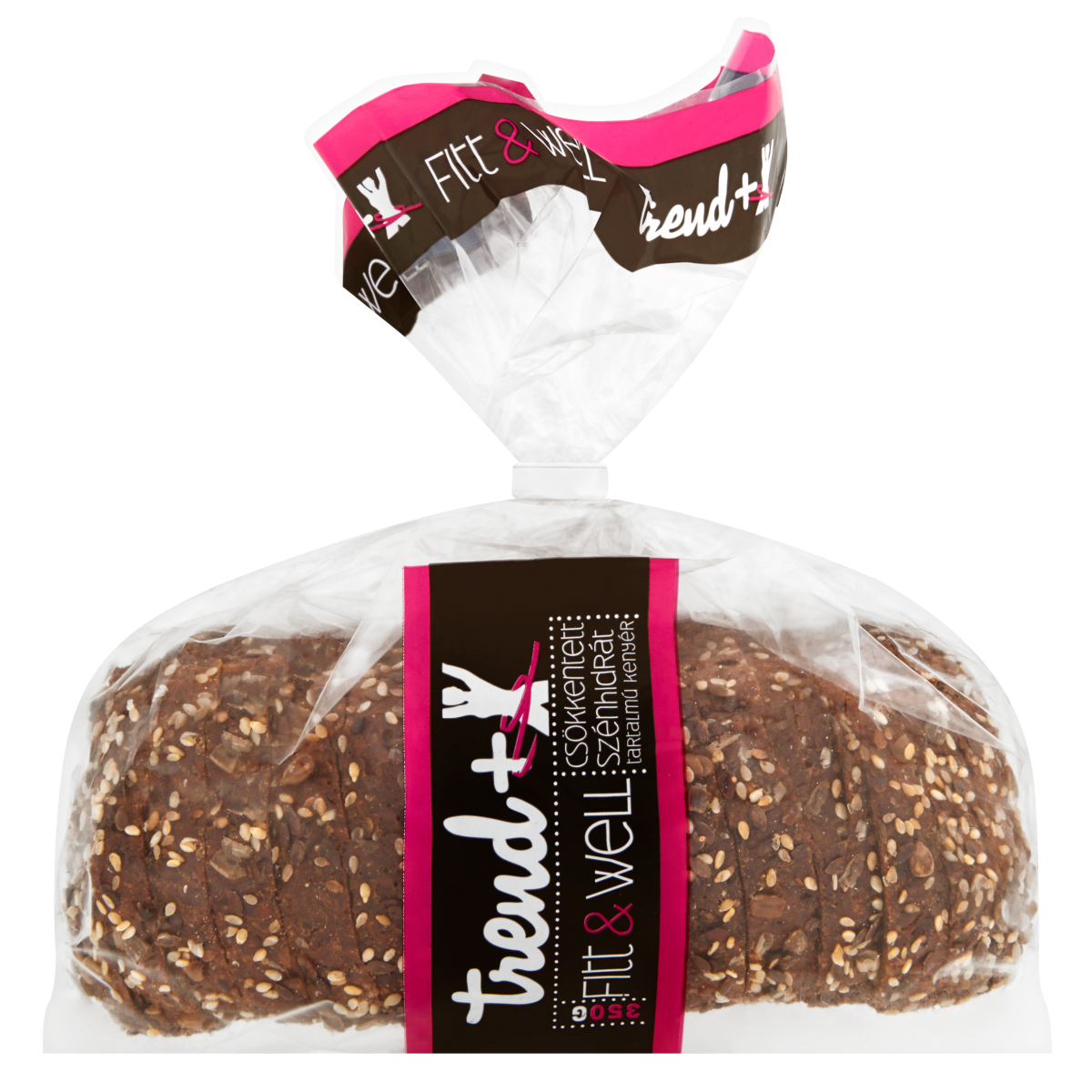 Jókenyér Trend+ Fitt&Well csökkentett szénhidráttartalmú kenyér 350 g