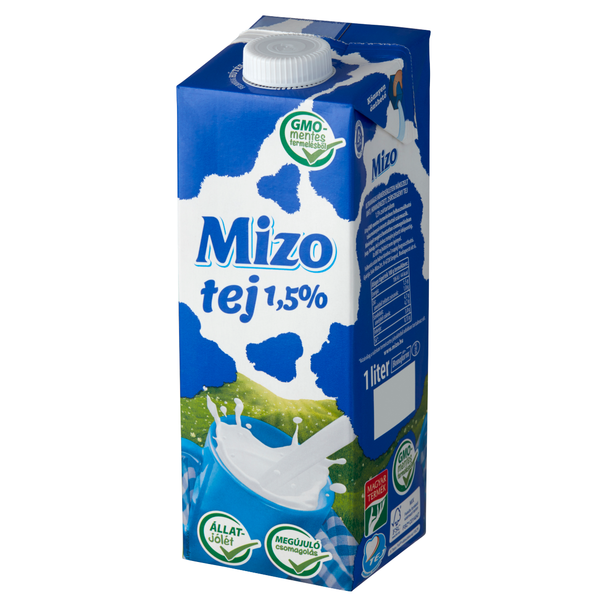 Mizo UHT zsírszegény tej 1,5% 1 l