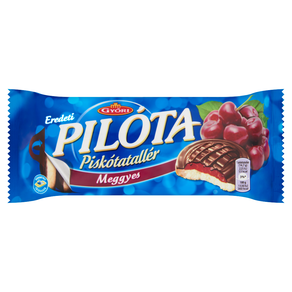 GYŐRI Pilóta meggyes piskótatallér 147 g