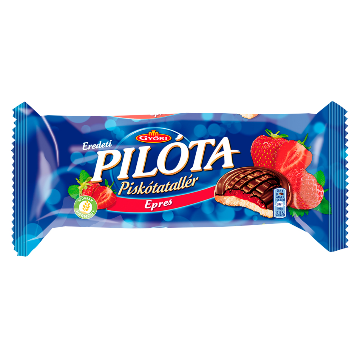 GYŐRI Pilóta epres piskótatallér 147 g