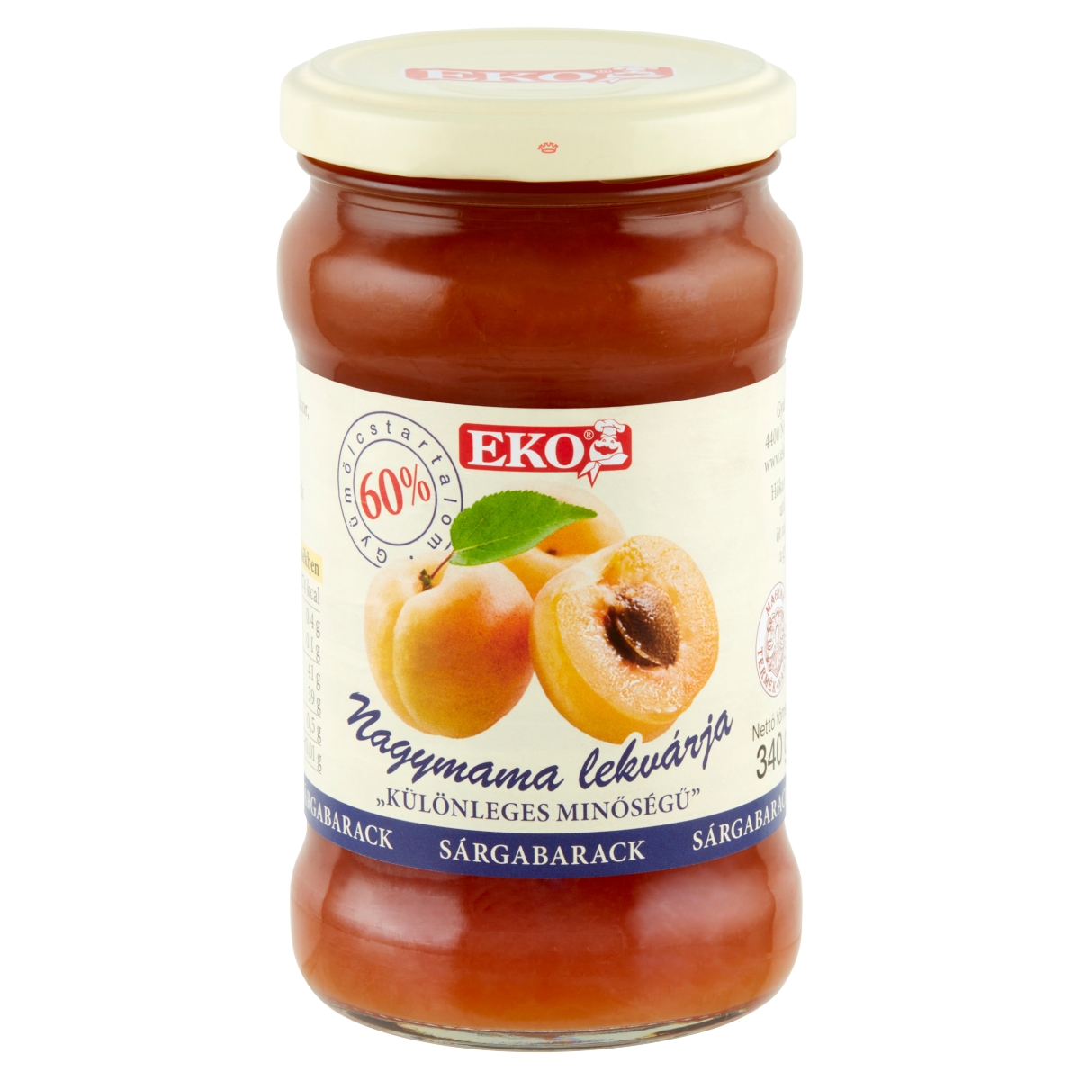 Nagyi Eko Nagymama lekvárja sárgabarack 340 g