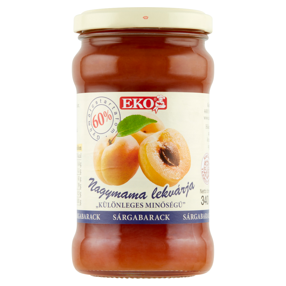 Nagyi Eko Nagymama lekvárja sárgabarack 340 g