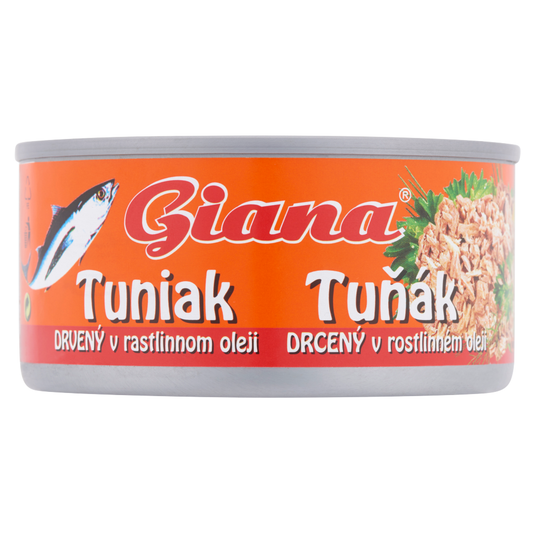Giana Aprított Tonhal Növényi Olajban és Sós Lében 170 g