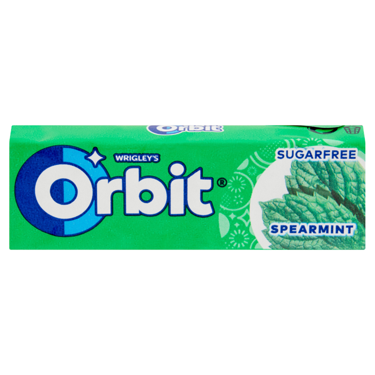 Orbit Spearmint mentaízű cukormentes rágógumi édesítőszerrel 14 g