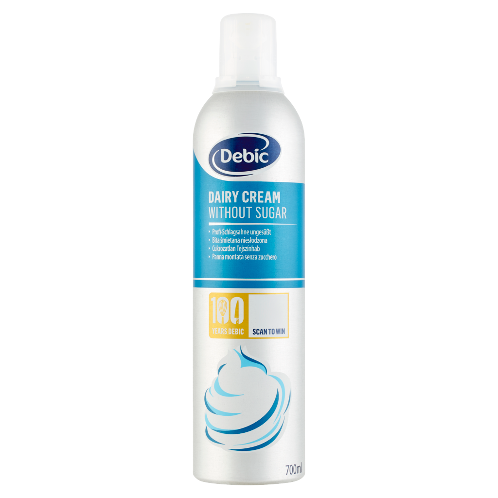 Debic cukrozatlan UHT tejszínhab 35% 700 ml