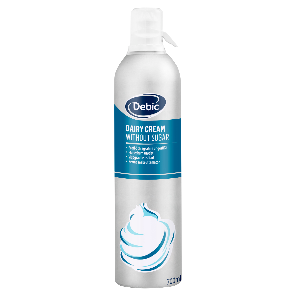 Debic cukrozatlan UHT tejszínhab 35% 700 ml