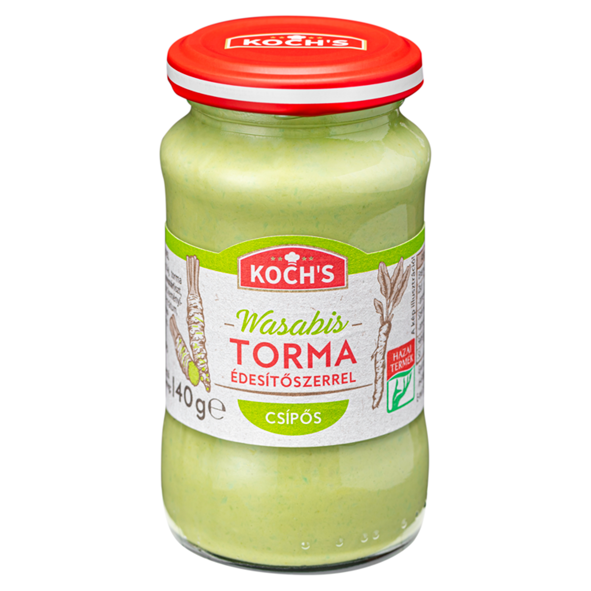 Koch's KOCHs csípős wasabi torma édesítőszerrel 140 g
