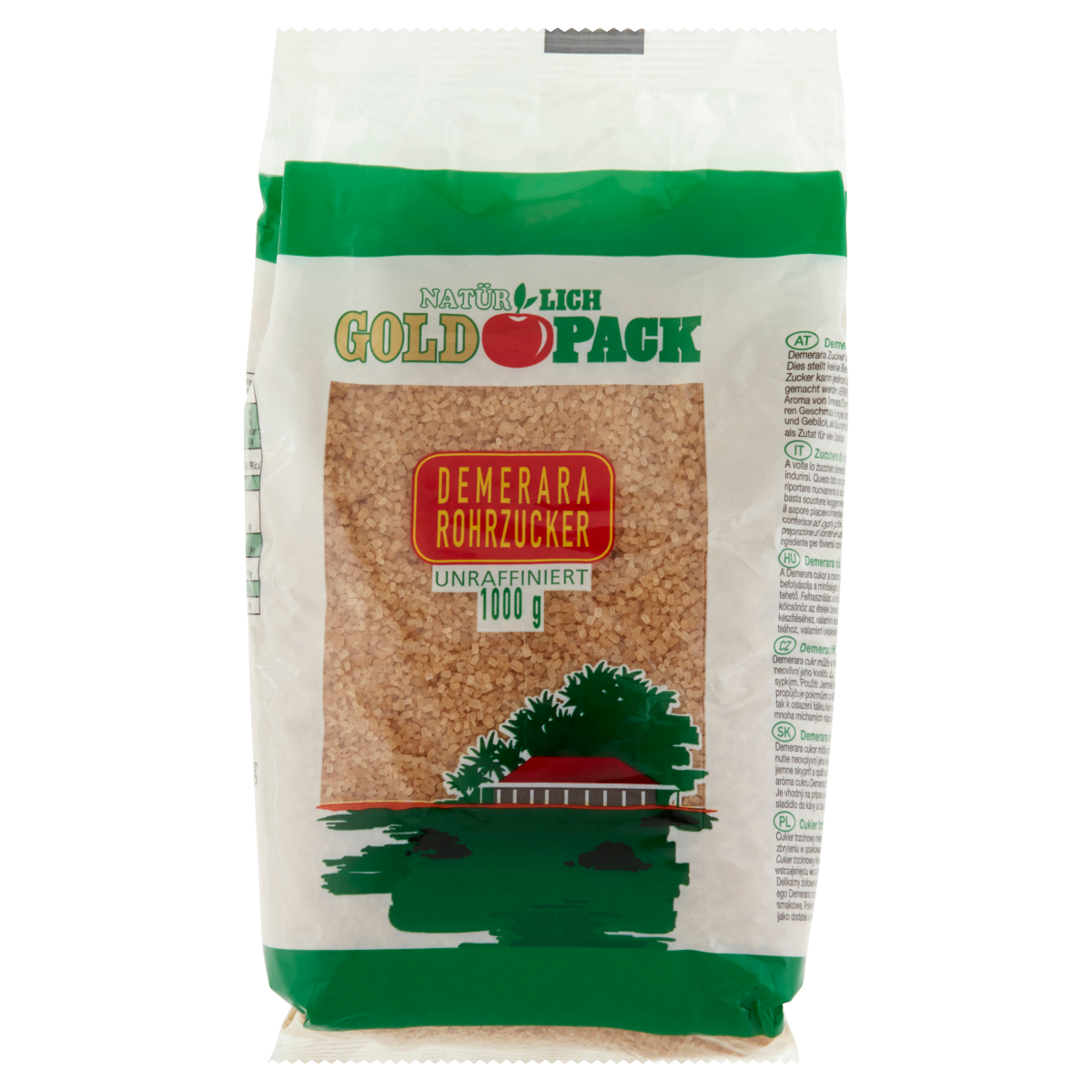 Gold Pack Demerara Nádcukor 1 kg