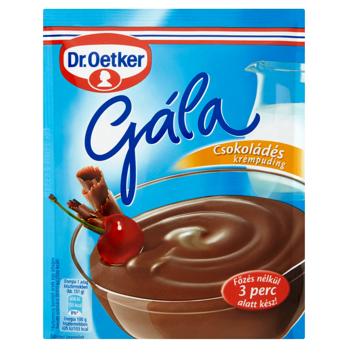 Dr. Oetker Gála csokoládés krémpudingpor 104 g