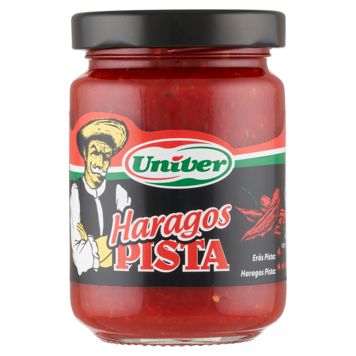 Univer Magyar Ízek Haragos Pista extra erős nyers darált paprika 150 g
