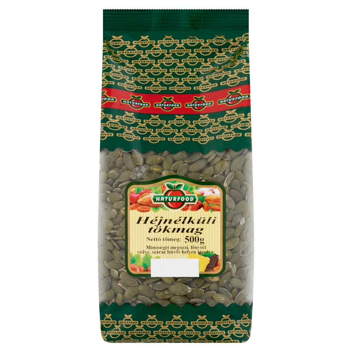 NATURFOOD Héjnélküli Tökmag 500 g