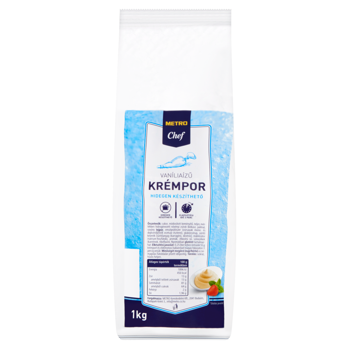 METRO Chef Vaníliaízű Krémpor 1 kg